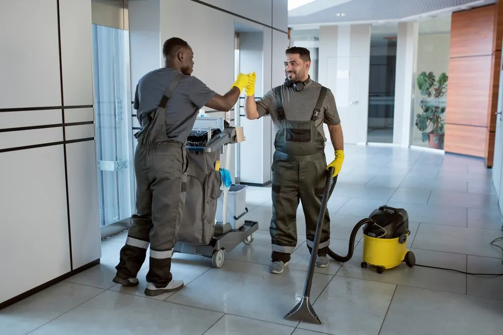 Professional post-construction cleaning service
